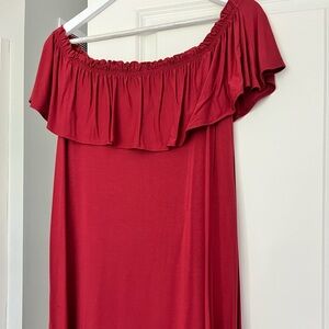 Abercrombie & Fitch Dark Red Casual Dress